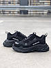 Чоловічі Кросівки Balenciaga Triple S Black, Балесіага Тріпл С Чорні, фото 10