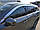 Дефлектори вікон хромовані (вітровики) Mazda CX 5 2017- (Autoclover D995), фото 10