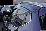 Вітровики, дефлектори вікон Nissan Qashqai 2014-2022 6шт. (Auto clover/Корея), фото 6