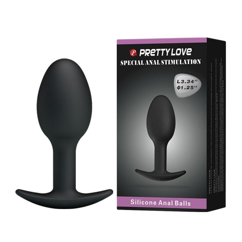Анальна пробка BLACK PRETTY LOVE L 85 мм D 32 мм