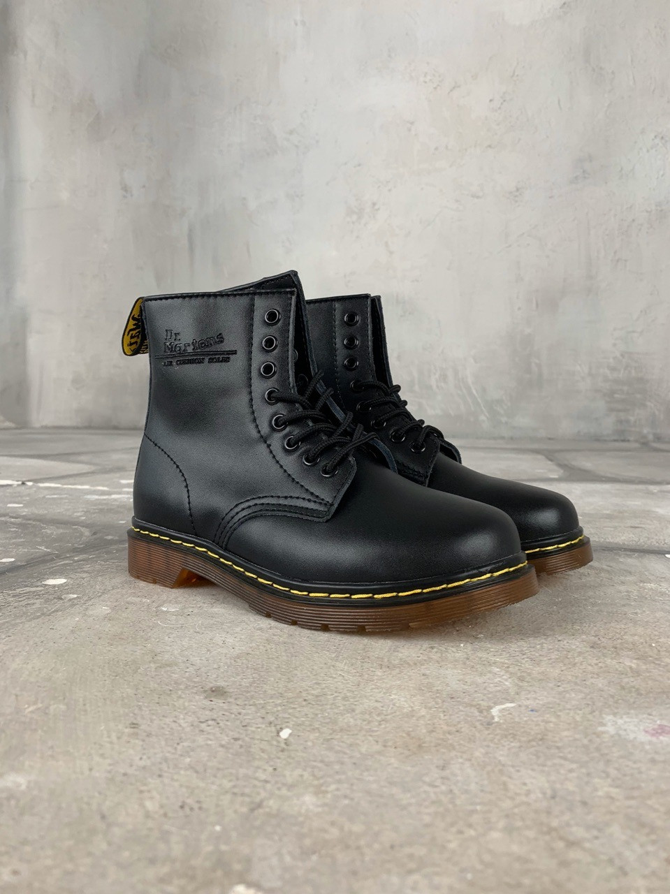 Зимові Жіночі Черевики Dr. Martens 1460 SMOOTH BLACK, Жіночі Мартинсы Чорні з Хутром