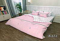 Двуспальное постельное белье Тет-А-Тет (нестандарт) В-651 бязь
