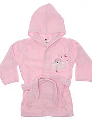 Дитячий махровий халат бавовняний Ведмедик Соня Bimini До 98 см