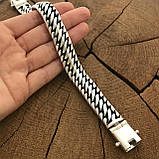 Срібний чоловічий браслет, фото 4