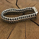 Срібний чоловічий браслет, фото 6