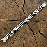Срібний чоловічий браслет, фото 5