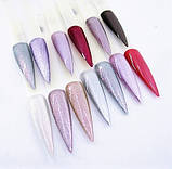 Гель лак котяче око кришталева кішка №9 Saga Cat Shine 8ml, фото 6