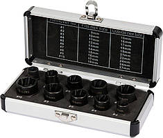 Набір екстракторів для зламаних гвинтів YATO 3/8" 10 шт (YT-06031)