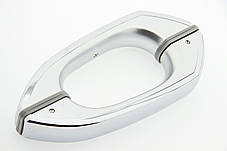 Ручка для дверей душової кабіни на два отвори. (Н 22) Хромированная, пластикова. 175 мм., фото 3