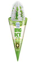 Ріжок «BIG ICE» зі смаком ківі 140г 16шт