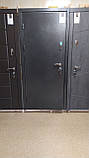 Двері вхідні металеві Булат Артиз 850*2040/950*2040 Вулична сірий антик/дуб шале графіт, фото 2