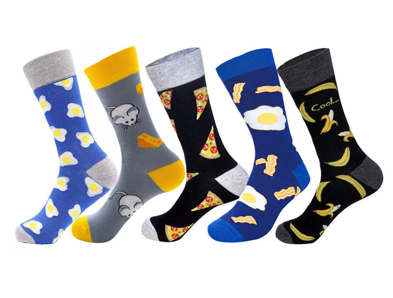 Комплект високих шкарпеток Food від Friendly Socks (5 пар)