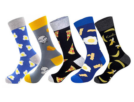 Комплект високих шкарпеток Food від Friendly Socks (5 пар), фото 2