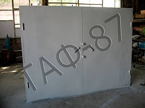 Коміра гаражні 3,0х2,0 м метал 2,0 мм у подвійній рамці