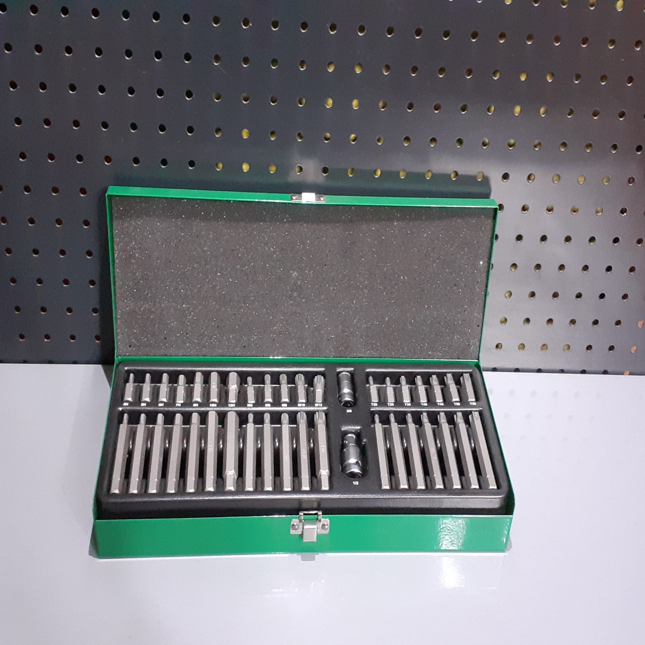Професійний набір біт TOPTUL 10м TORX (Торкс) HEX (Хекс) SPLINE (Сплайн) 40ед. GAAD4002