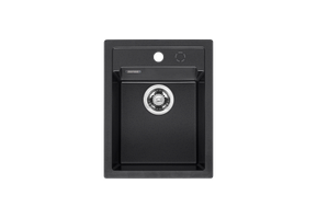 Гранітна кухонна мийка Reginox Amsterdam 34 black silvery