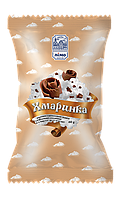 Морозиво «ХМАРИНКА» з шоколадним смаком у вафельному стаканчику 60г 45шт