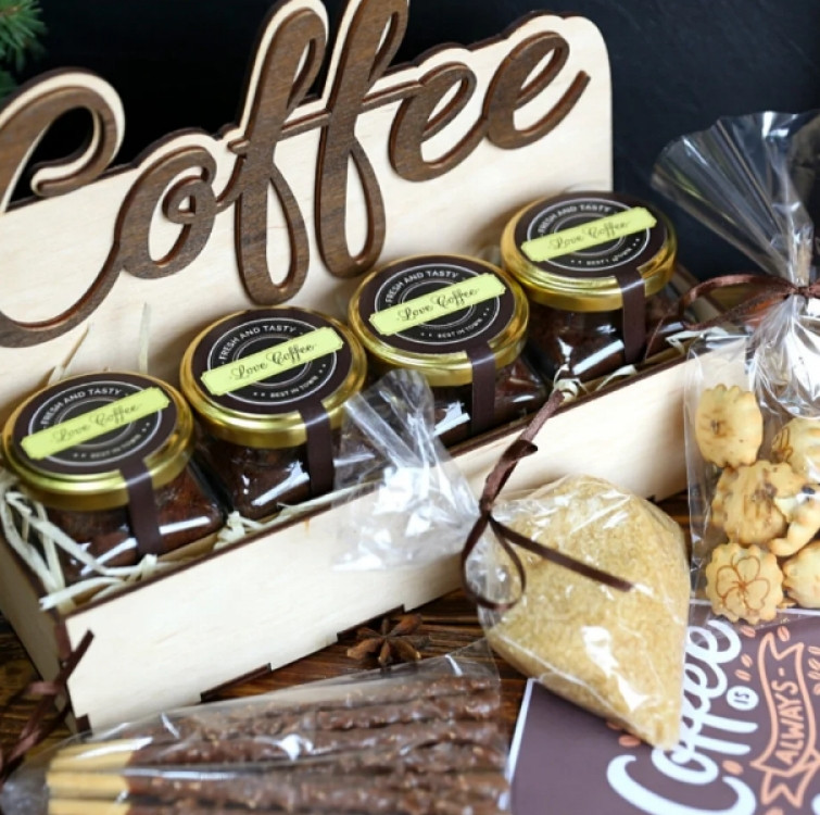 Подарунковий набір 4 види Coffe