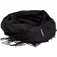 Женский кашемировый шарф Cashmere S92018, черный