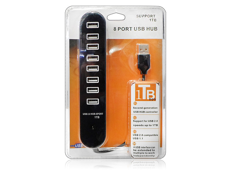 Універсальний USB Hub на 8 портів USB