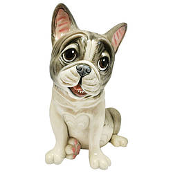 Фигурка-статуэтка коллекционная с керамики, Англия,собачка «Наполеон», h-19 см
