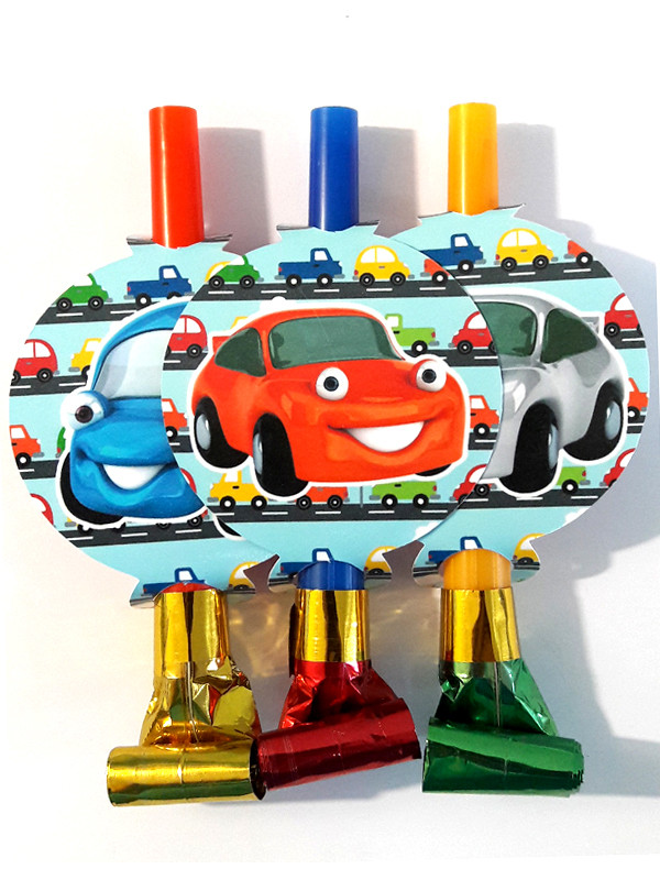 "Веселі машинки" - Язички гудки (6 шт. в уп.), фото 1