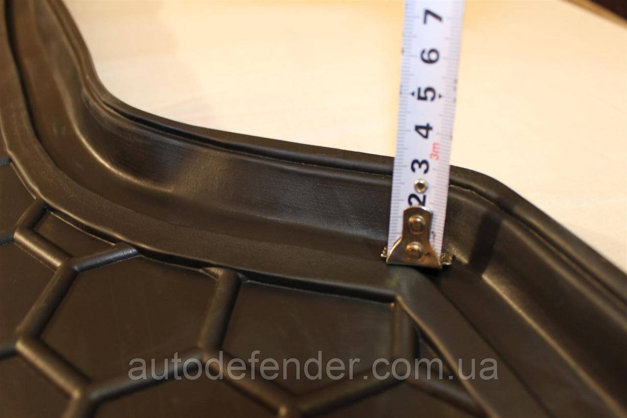 Коврик в багажник для Acura MDX II 2006-2013, резиновый (полиуретановый) Avto-Gumm - фото 2 - id-p1258236314