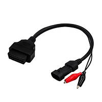 Диагностический переходник Fiat, Alfa Romeo, Lancia, Chery, Aprilia 3 pin на 16 pin OBD2