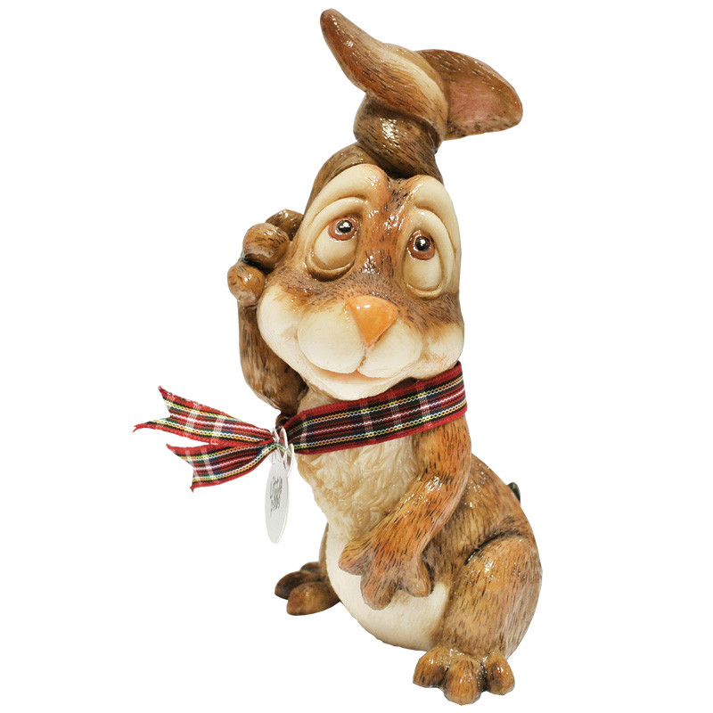 Фігурка-статуетка колекційна з кераміки, Англія,кролик «Джиммі», h-14,5 см