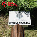 Штахетник під темне дерево Марун 3Д , евроштакетник, посилений, штахетник, металевий, фотопринт, фото 7