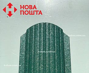 Штакетник матовий зелений RAL 6005, штахет, євроштакет, паркан зі штакету, металевий зеленого кольору