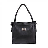 Чорна шкіряна сумка, фото 4