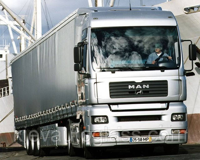 Лобове скло на MAN TGA/TGX/TGM/TGS/TGL (високий, низький, середній)