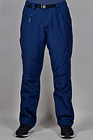 Чоловічі теплі спортивні штани Adidas (Адідас), трикотажні спортивні штани, осінь зима, Темно синій