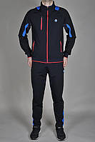 Чоловічий спортивний костюм MXC (0055-3) виробництво Туреччина, весняний осінній, Темно синій