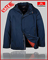 Тепла зимова чоловіча куртка Malidinu battal (18819-1), куртки чоловічі, спортивна чоловіча куртка, Темно синій