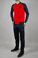 Чоловічий спортивний костюм Nike (Найк) Athletic Dept (0404-2), Туреччина, весняний осінній, Червоний