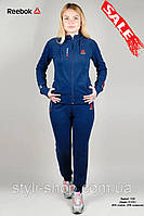 Жіночий трикотажний спортивний костюм Reebok (Рибок) (z-1106-4), спортивні костюми, Туреччина, Italv D.Blue