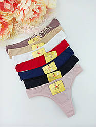 Стринги класичні гладкі LaVolle 42-46 р мікрофібра (у залишках, кольори в описі) (7742)