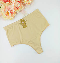 Стринги стягувальні Lavolle мікромасло 4XL бежевий (7707)