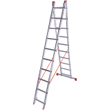 Сходи 2-х секційна Laddermaster Sirius A2A10 2*10 в ступ