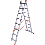 Сходи 2-х секційна Laddermaster Sirius A2A8 2*8 ступ.