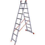 Сходи 2-х секційна Laddermaster Sirius A2A8 2*8 ступ., фото 2