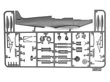 Винищувач Spitfire LF. IX ВВС СССР. 1/48 ICM 48066, фото 3