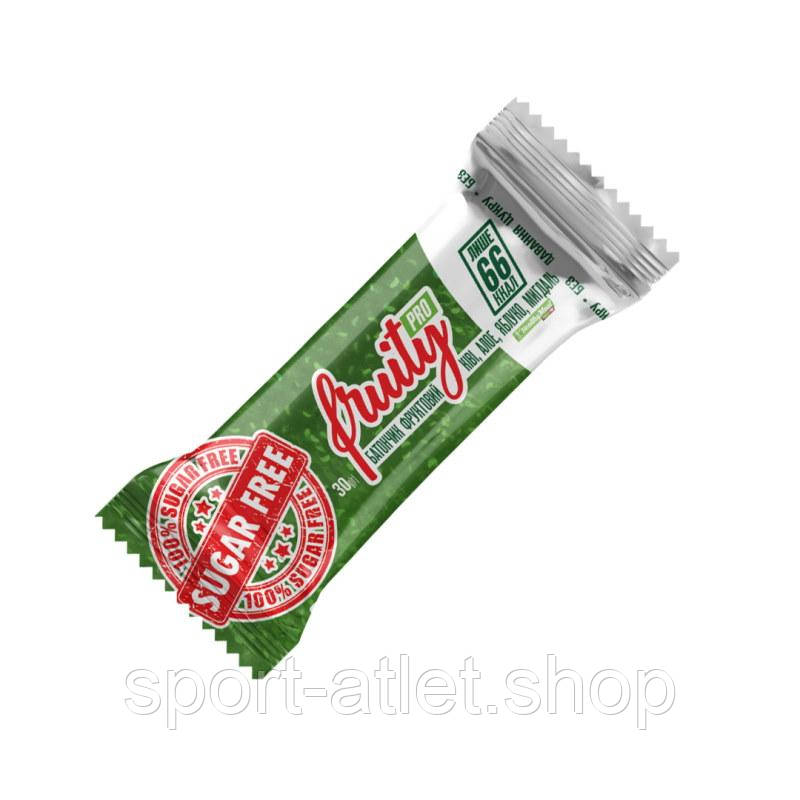 Батончик Power Pro Fruity Pro Sugar Free, 30 грам - ківі-алое-яблуко-мигдаль