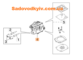 Для бензинового обприскувача Oleo-Mac MB 80 (0000)