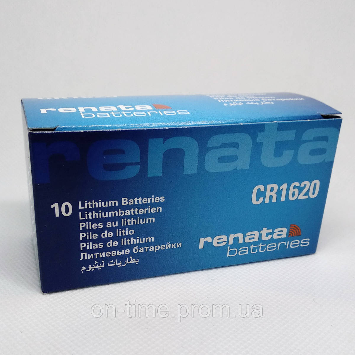 Renata Lithium 3V Батарейка CR1620 Рената, литиевые батарейки 1620 - фото 2 - id-p1328687927