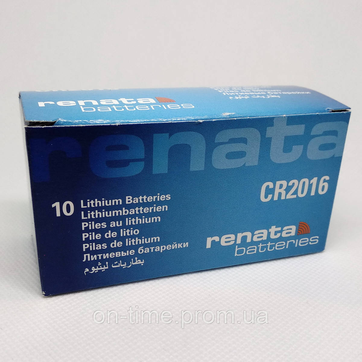 Renata Lithium 3V Батарейка CR2016 Рената, литиевые батарейки 2016 - фото 2 - id-p1328687929