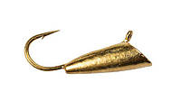 Мормышка Fishing ROI Конус с ушком 2.5мм 4725-G золото
