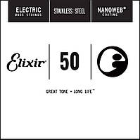 Струна Elixir 13351 Nanoweb Stainless Steel Electric Bass String .050